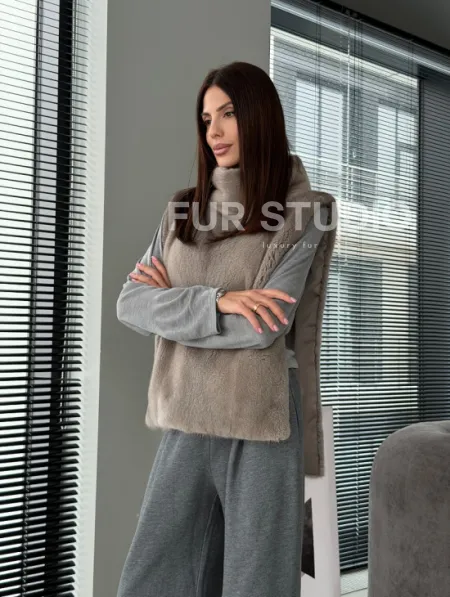 Норковая манишка «весна 2026» - фото 13