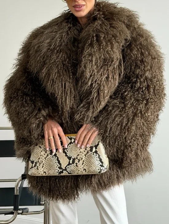 Шуба из лама - фото 2